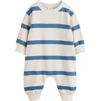 Next Pijama entero/body azul cobalto / blanco