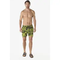KOROSHI Bermudas amarillo neón / negro