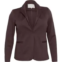KAFFE CURVE Blazer 'Jenna' chocolate