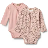 Wheat Pijama entero/body 'Liv' oliva / rosa