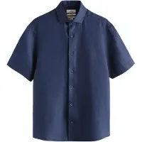 Next Camisa azul oscuro