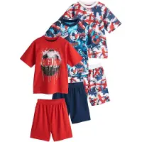 Next Pijama navy / azul oscuro / rojo / blanco