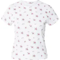Hailys Camiseta 'Lu44lu' verde / altrosa / rosa oscuro / blanco