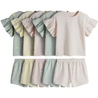 The Set Pijama crema / amarillo claro / verde claro / rosé