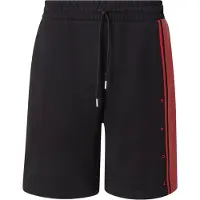 HUGO Pantalón 'Demsishort' rojo vivo / negro
