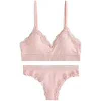 Next Conjuntos de ropa interior rosa pastel