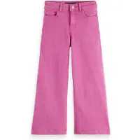 Scotch & Soda Girl The Wave Wide Leg Jeans Garment Dyed Colours Fuchsia Re Talla: 10 | Vaqueros Outlet | Unisex | Rosa