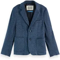 Scotch & Soda Boy Yarn-dyed Knitted Blazer Sky Captain/ Faded Denim Herrin Talla: 4 | Chaquetas Outlet | Unisex | Azul
