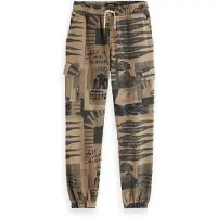Scotch & Soda Boy All-over Printed Cargo Sweatpants Art Dept Collage Plaza Talla: 6 | Pantalones Outlet | Unisex