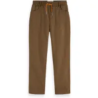 Scotch & Soda Boy Loose-tapered Fabric Dyed Worker Pants Golden Brown Talla: 14 | Pantalones Outlet | Unisex | Marrón