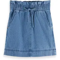 Scotch & Soda Girl Sporty Lightweight Denim Skirt - Washed Indigo Washed | Talla: 14 | Faldas Outlet | Unisex | Azul