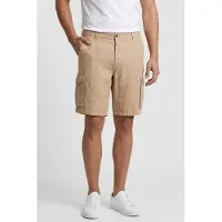 Brooks Brothers Bermuda Cargo Linen Sand Talla: W34 | Pantalones Cortos Outlet | Hombre | Marrón