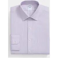 Brooks Brothers Slim Fit Non-iron Oxford Shirt With Ainsley Collar Light Pur Talla: 38/34 | Camisas de Trabajo Outlet | Hombre | Blanco