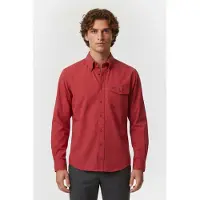 Brooks Brothers Solid Long Sleeve Claret Dark Red Talla: XL | Camisas Casuales Outlet | Hombre | Rojo