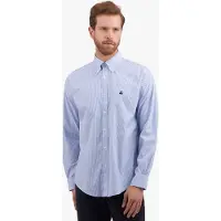 Brooks Brothers Regular Fit Non-iron Stretch Supima Cotton Casual Shirt With Talla: S | Camisas de Trabajo Outlet | Hombre | Blanco