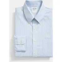 Brooks Brothers Regular Fit Non-iron Oxford Shirt With Button Down Collar Hy Talla: 45.5/35 | Camisas de Trabajo Outlet | Hombre | Blanco