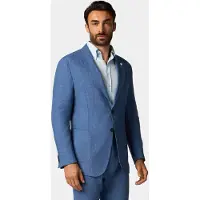 Brooks Brothers Linen Single-breasted Blazer Denim Blue Talla: 40 | Blazers Outlet | Hombre | Azul