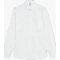 Brooks Brothers Classic Collar Shirt Linen Denim Talla: S | Camisas de Trabajo Outlet | Hombre | Azul