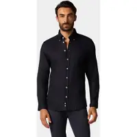 Brooks Brothers Slim Fit Linen Button Down Shirt Navy Talla: M | Camisas Casuales Outlet | Hombre | Blanco