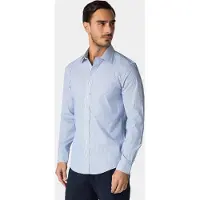 Brooks Brothers Supima Stretch Slim Fit Dress Shirt With Ainsley Collar Blue Talla: 43/33 | Camisas de Trabajo Outlet | Hombre | Azul