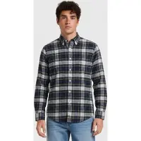 Brooks Brothers Casual Cotton Flannel Regular Fit Open White Talla: S | Camisas Casuales Outlet | Hombre | Blanco