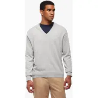 Brooks Brothers Supima Cotton V-neck Sweater Grey Talla: M | Jerséis Outlet | Hombre | Gris