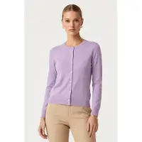 Brooks Brothers Cardigan Cotton Lilac Talla: L | Cárdigan Outlet | Mujer | Púrpura