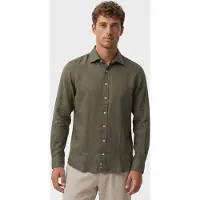 Brooks Brothers Classic Collar Shirt Linen Brown Talla: M | Camisas Casuales Outlet | Hombre | Marrón
