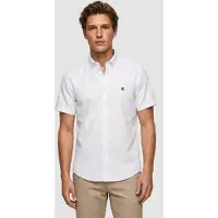 Brooks Brothers Non-iron Oxford Stretch Solids Regular Shirt White Talla: S | Camisas Casuales Outlet | Hombre | Blanco