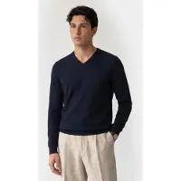 Brooks Brothers V-neck Organic Cotton Navy Talla: S | Jerséis Outlet | Hombre | Azul