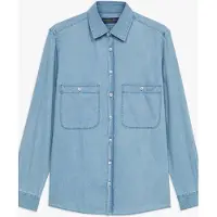 Brooks Brothers Classic Collar Denim Shirt Light Blue Talla: S | Camisas Casuales Outlet | Hombre | Azul