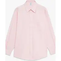 Brooks Brothers Non-iron Regular Solid Shirt Medium Pink Talla: 42/32 | Camisas de Trabajo Outlet | Hombre | Rosa