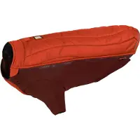 Ruffwear Chaqueta Powder Hound, color naranja persimmon, talla M