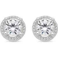 Luxenter Pendientes 'Shog' plata