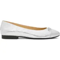 Michael Kors Rebecca Flex Ballet Silver Talla: 36.5 | Bailarinas Outlet | Mujer | Gris