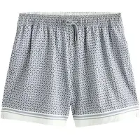 Next Bermudas 'Motionflex' gris / gris oscuro / blanco