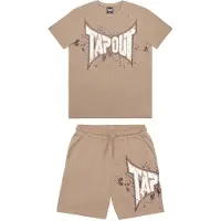 TAPOUT Ropa para correr 'Dunlab' marrón / marrón claro / blanco