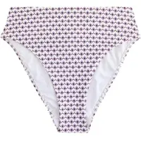 Next Braga de bikini marrón / lavanda / blanco