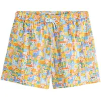Next Bermudas 'Signature' azul claro / amarillo / jade / naranja oscuro