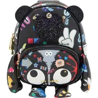 MyMo Pop Mochila 'Pop Eyetheme' azul claro / rojo / negro / blanco