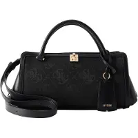 GUESS Bolso de mano 'AUDREY' antracita / negro