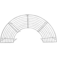 VD Home Furnishing Banco Baumbank, 4 plazas, 160 x 80 x 44 cm, acero, color blanco envejecido