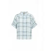 Soyaconcept Blusa 'Farus' ecru / azul claro / antracita