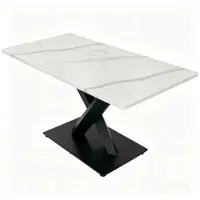 MODFU Mesa de conferencias con acabado en imitación a madera de nogal, con tablero de altura ajustable, puertas correderas, ranuras verticales y patas de madera