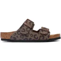 Birkenstock - Kid's Arizona BFBC Print - Sandalias size 28 - Narrow, marrón