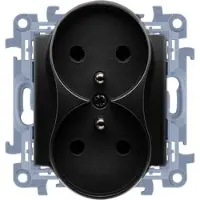 Kontakt-Simon S10 CGZ2MZ.01/49: Enchufe doble con toma de tierra