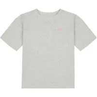 New Balance Grade Girls Small Logo Jersey T-shirt Ash Talla: 9-10 | Camisas Outlet | Unisex