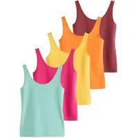 Next Top turquesa / amarillo / naranja / rosa oscuro