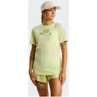 The North Face - Women's Bitmap Silhouette Short Sleeves Tee - Camiseta funcional size L, amarillo/beige