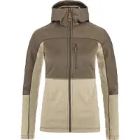 Fjällräven - Women's Abisko Trail Fleece - Forro polar size L, beige/marrón